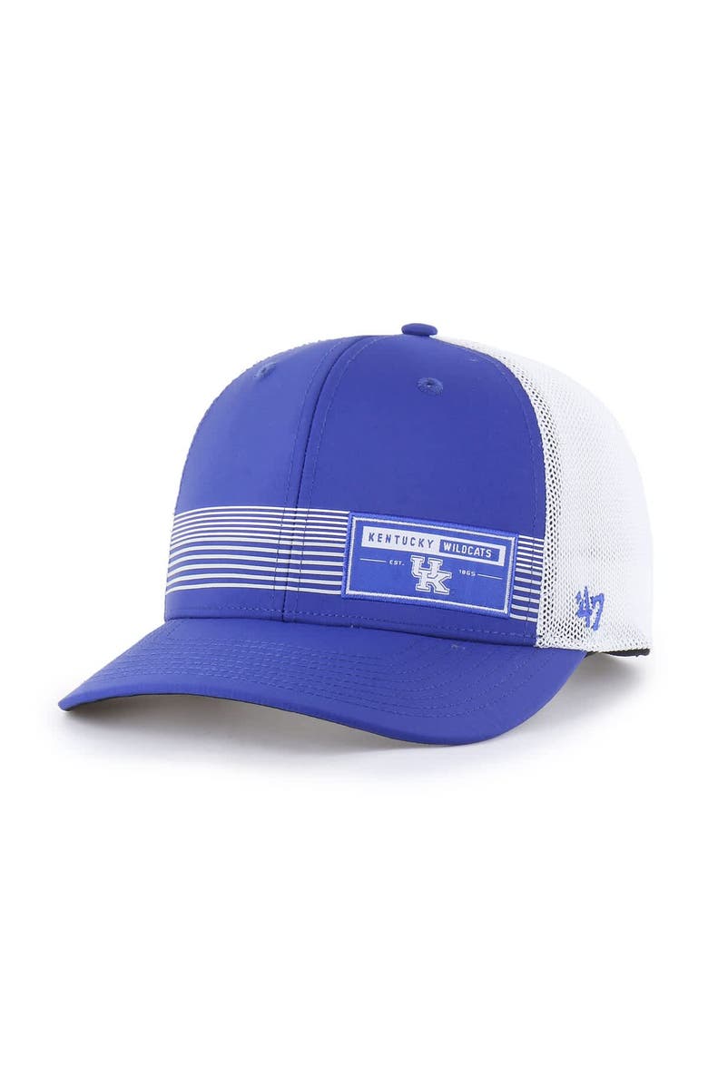 '47 Men's '47 Royal Kentucky Wildcats Rangefinder brrr Trucker Adjustable Hat, Main, color, Royal