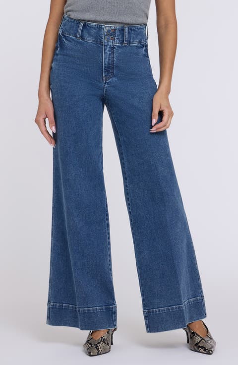 Mia Hollywood High Waist Palazzo Jeans