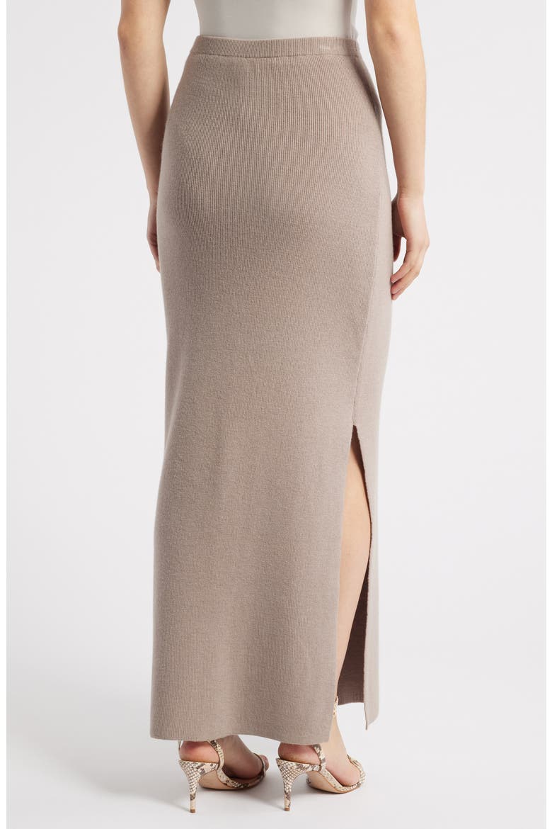 Maria Knit Maxi Skirt, Alternate, color, MOON ROCK