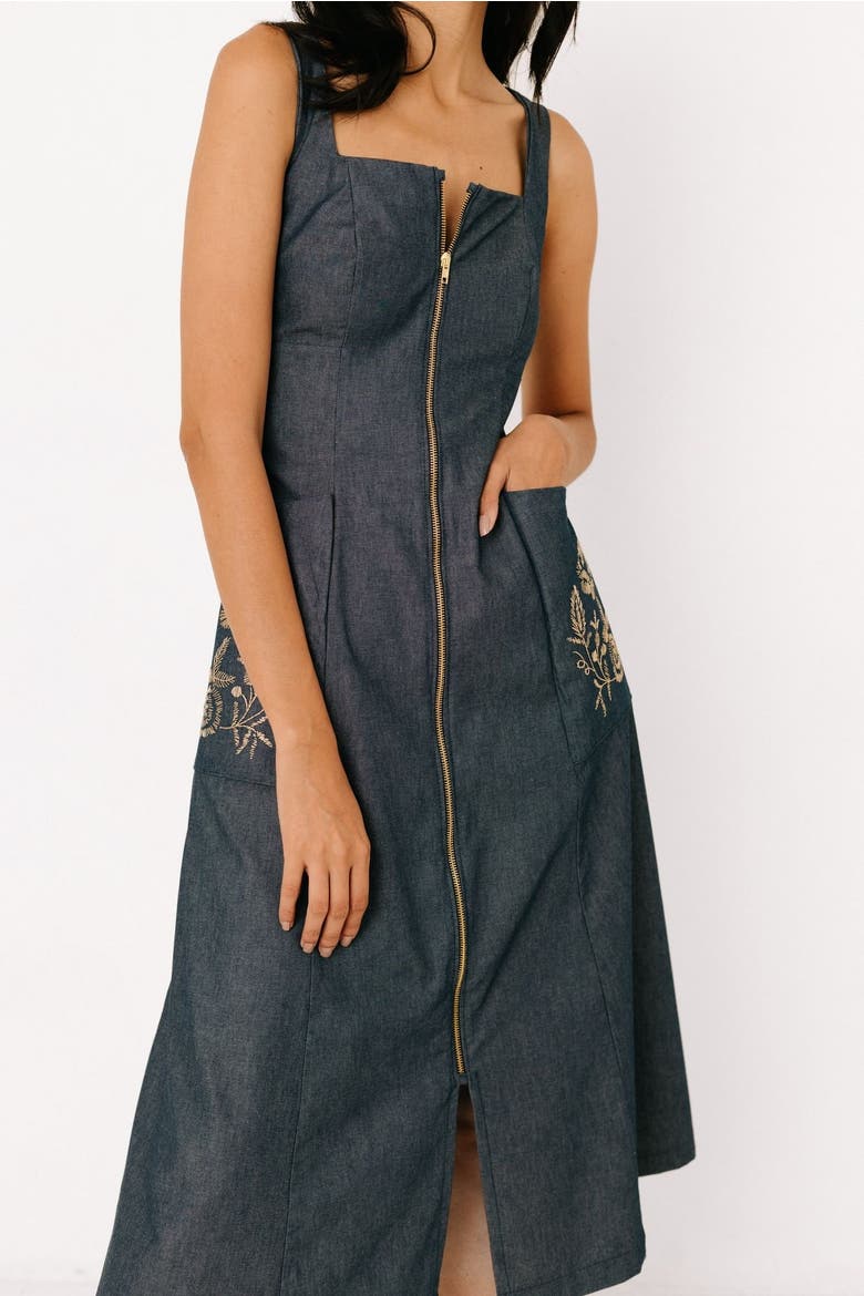 Harbor Dress, Alternate, color, Dark Denim