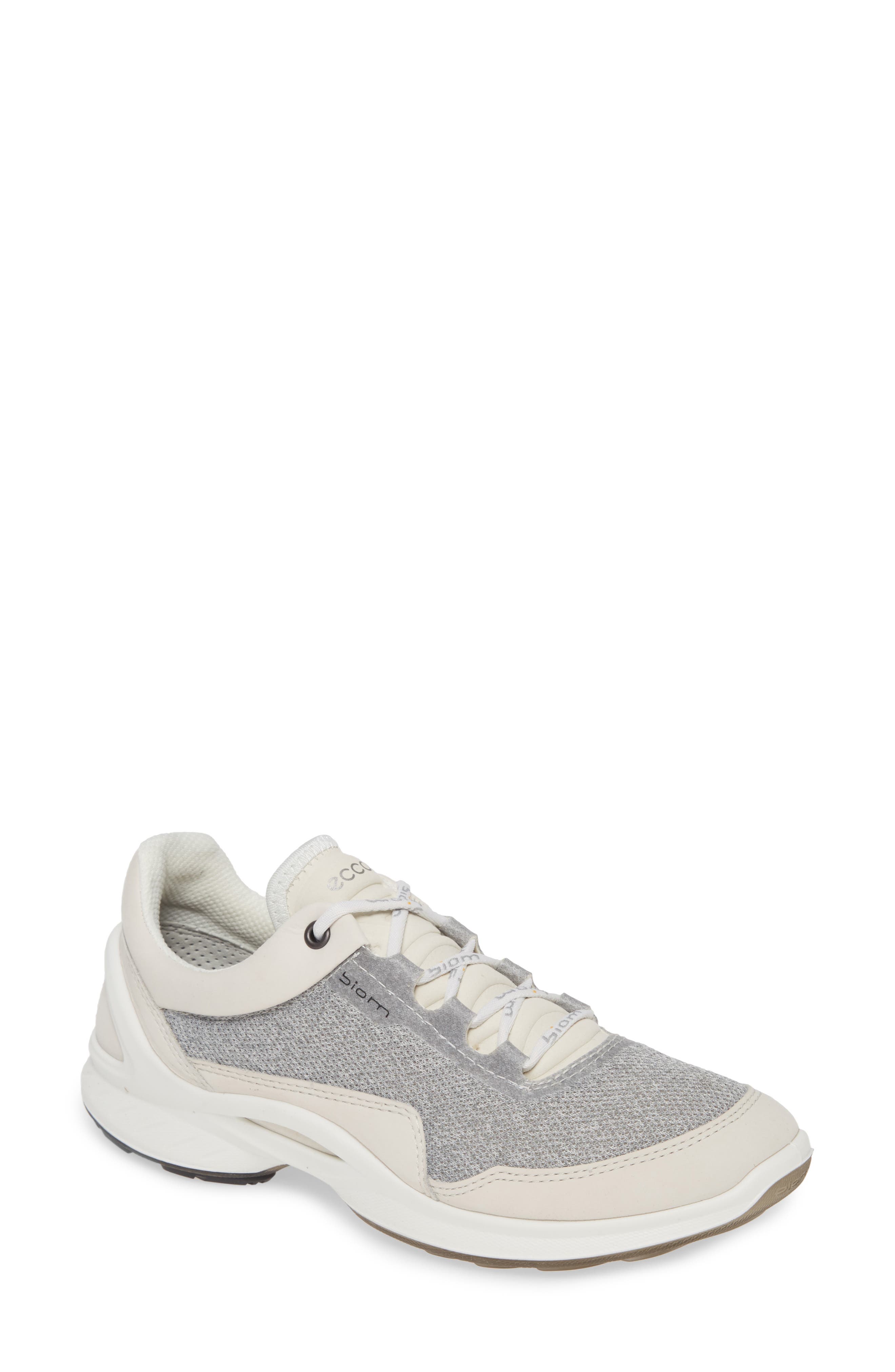 BIOM Fjuel Sneaker, Main, color, SHADOW WHITE NUBUCK LEATHER