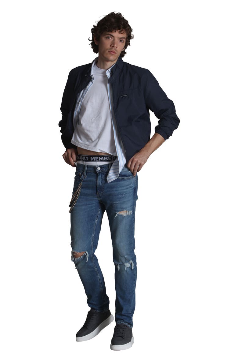 Men's Windbreaker Packable Jacket, Alternate, color, Navy