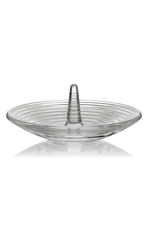 Waterford Circon Crystal Ring Holder In Transparent