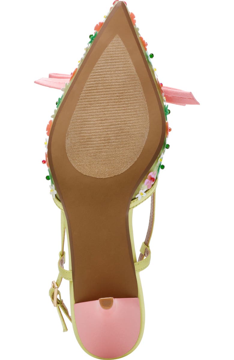 Betsey Johnson Sadyy Slingback Pointed Toe Pump, Alternate, color,