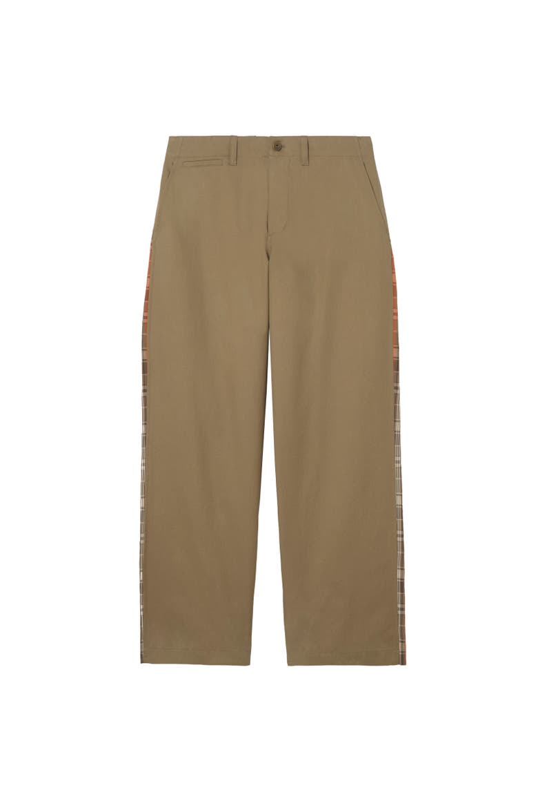 Tropical Gabardine and Check Chinos, Alternate, color, Finch brown