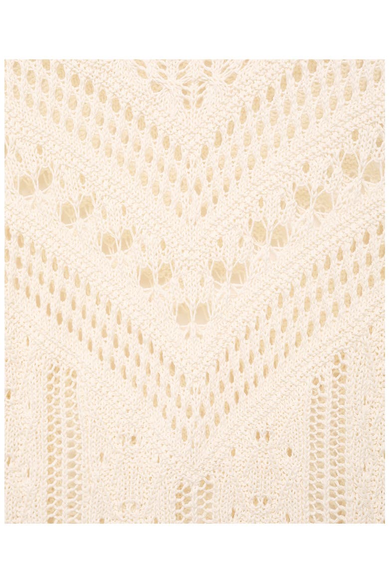 Espina Open Stitch Sweater, Alternate, color, ECRU