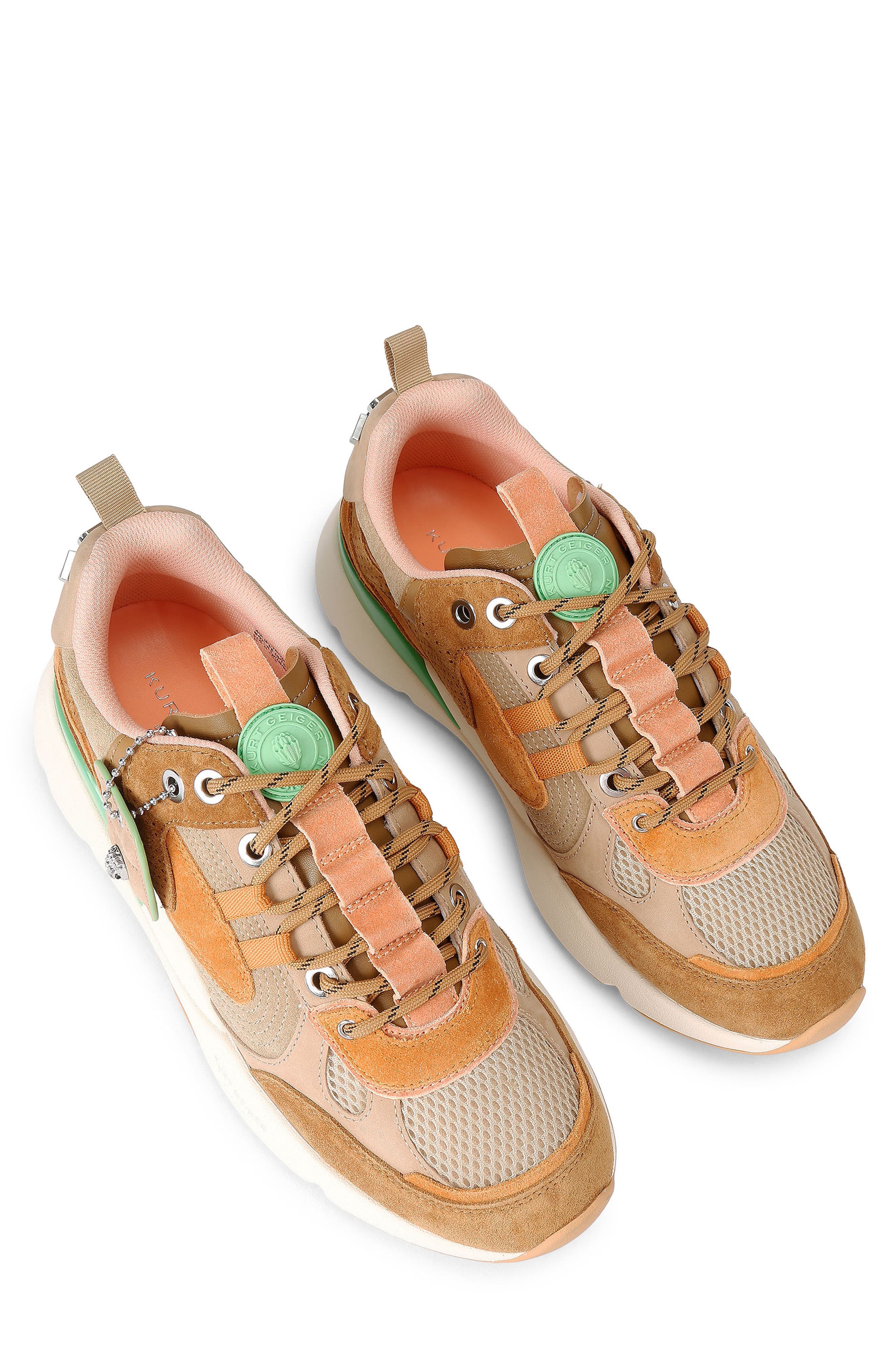Kurt Runner Sneaker, Alternate, color, OPEN BROWN
