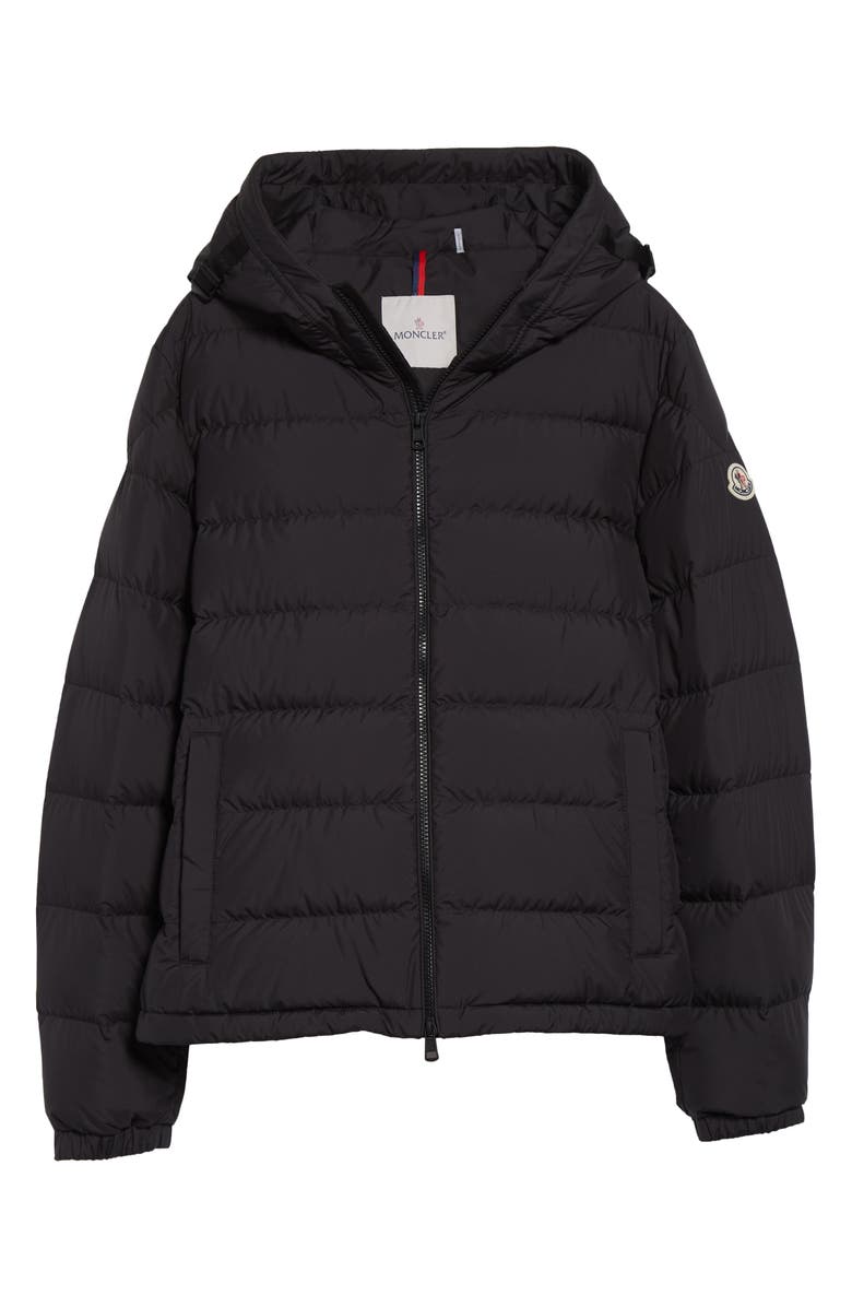 Moncler Laveraet Down Jacket, Alternate, color, Black