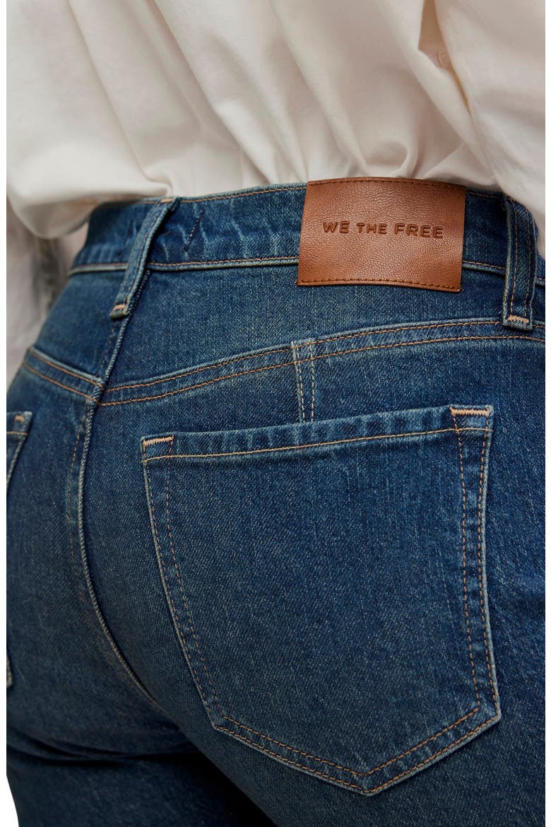 Edie High Waist Tapered Jeans, Alternate, color, BLUE ECHO