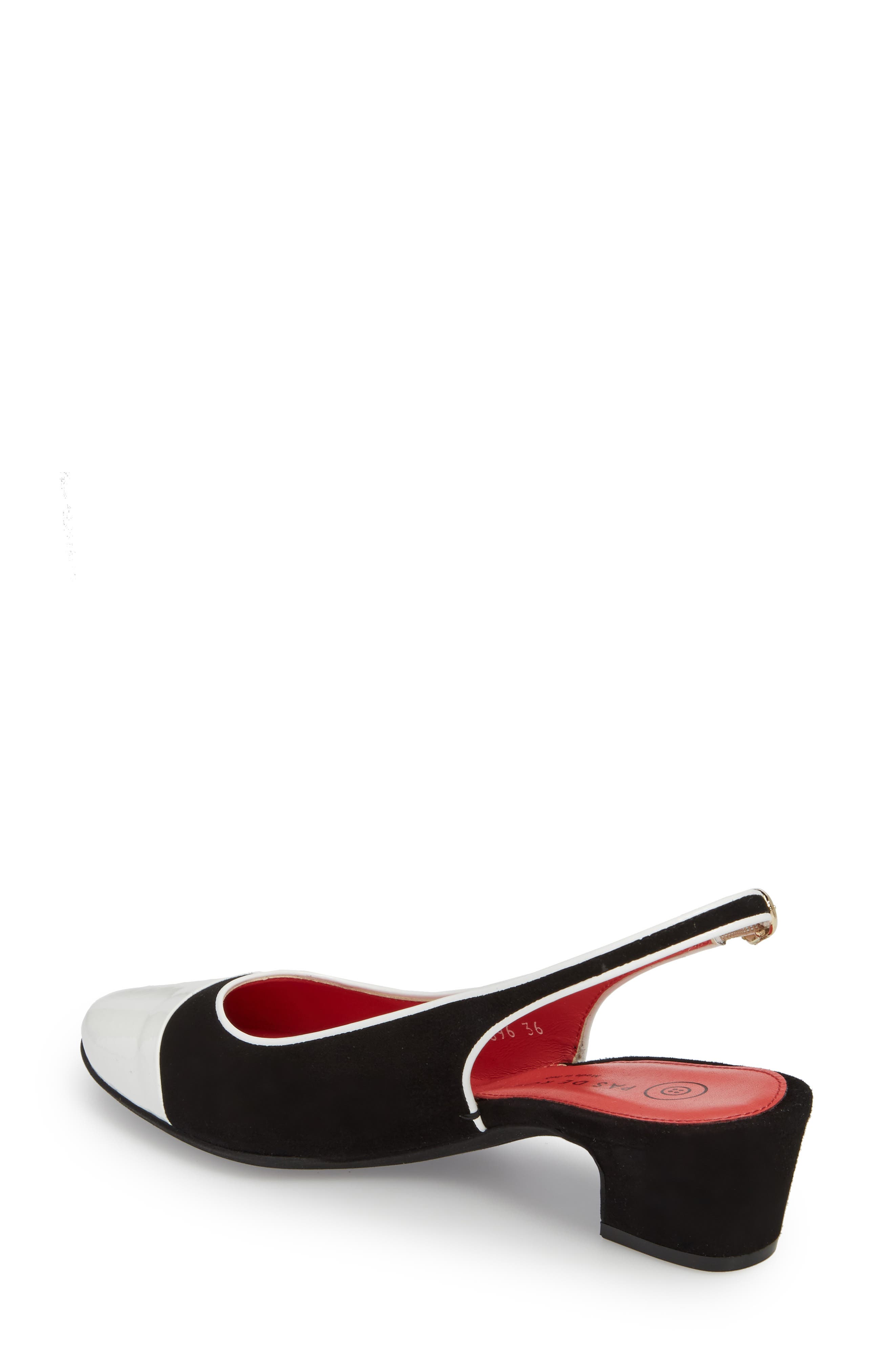 Pas de Rouge Eloe Slingback Pump, Alternate, color, 