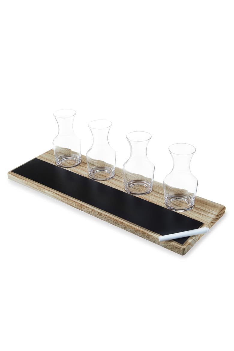 Wine Flight Set, Set of 4, Main, color, Natural
