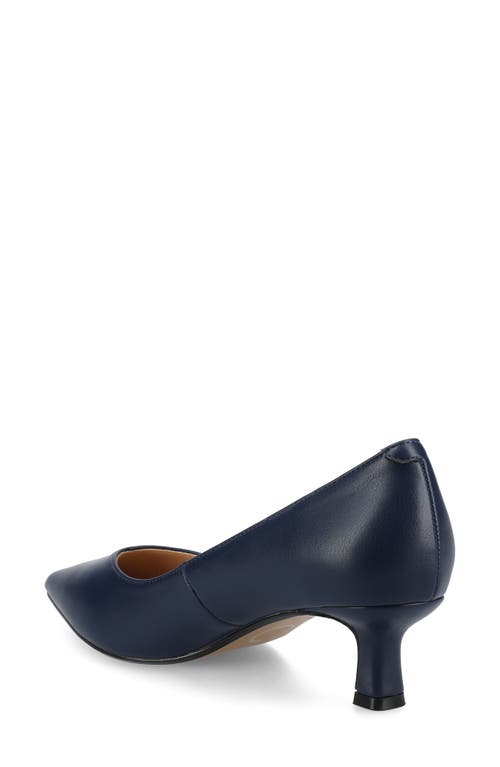 Journee Collection Pammie Pump In Navy