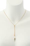 AllSaints Spike Lariat Necklace