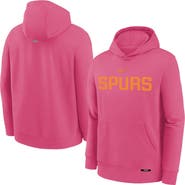 Nike Youth Nike Pink San Antonio Spurs 2025/26 City Edition Club Fleece Pullover Hoodie