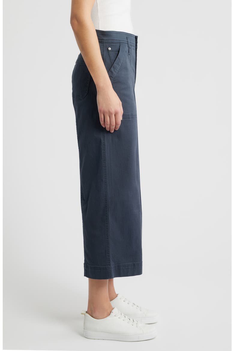 Skyrise Crop Wide Leg Utility Pants, Alternate, color, ORION BLUE