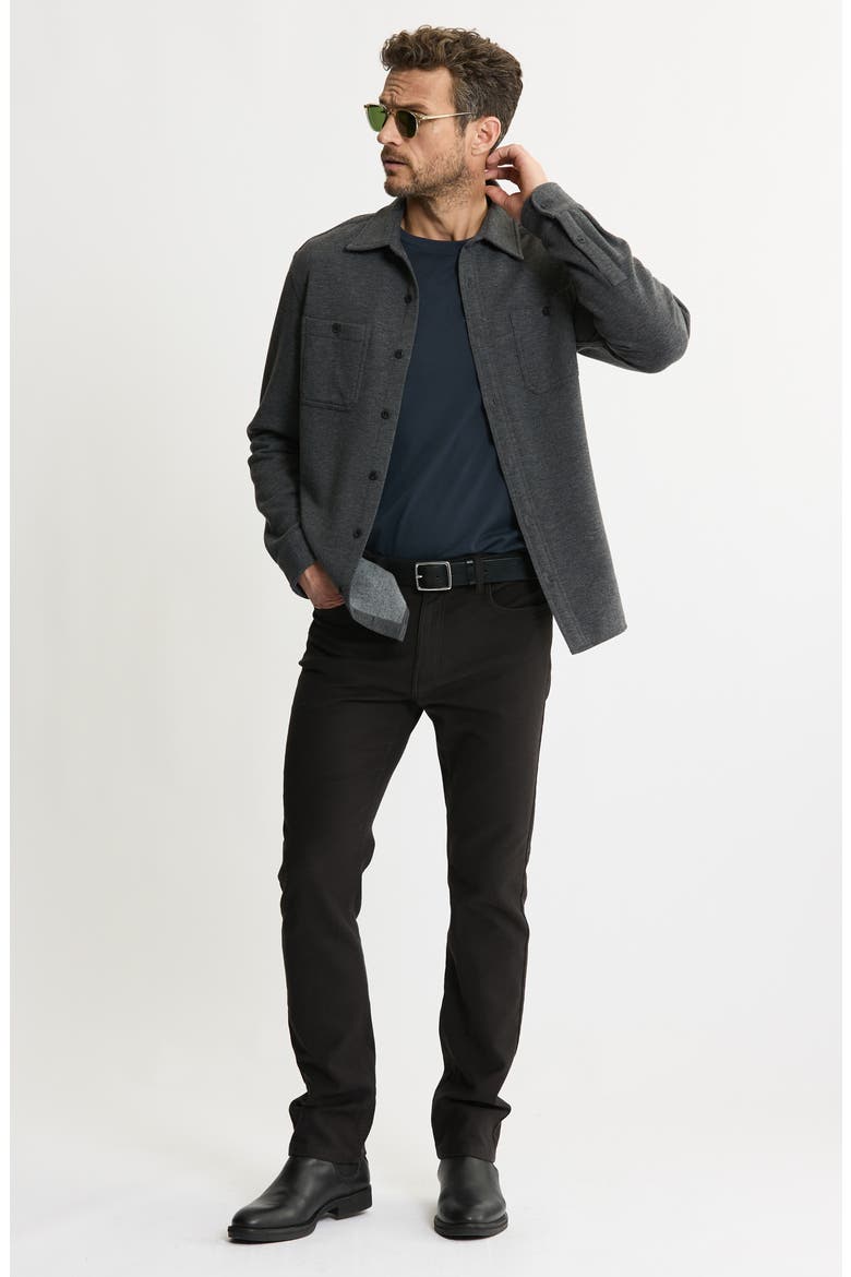 Knit Shirt Jacket, Alternate, color, GREY