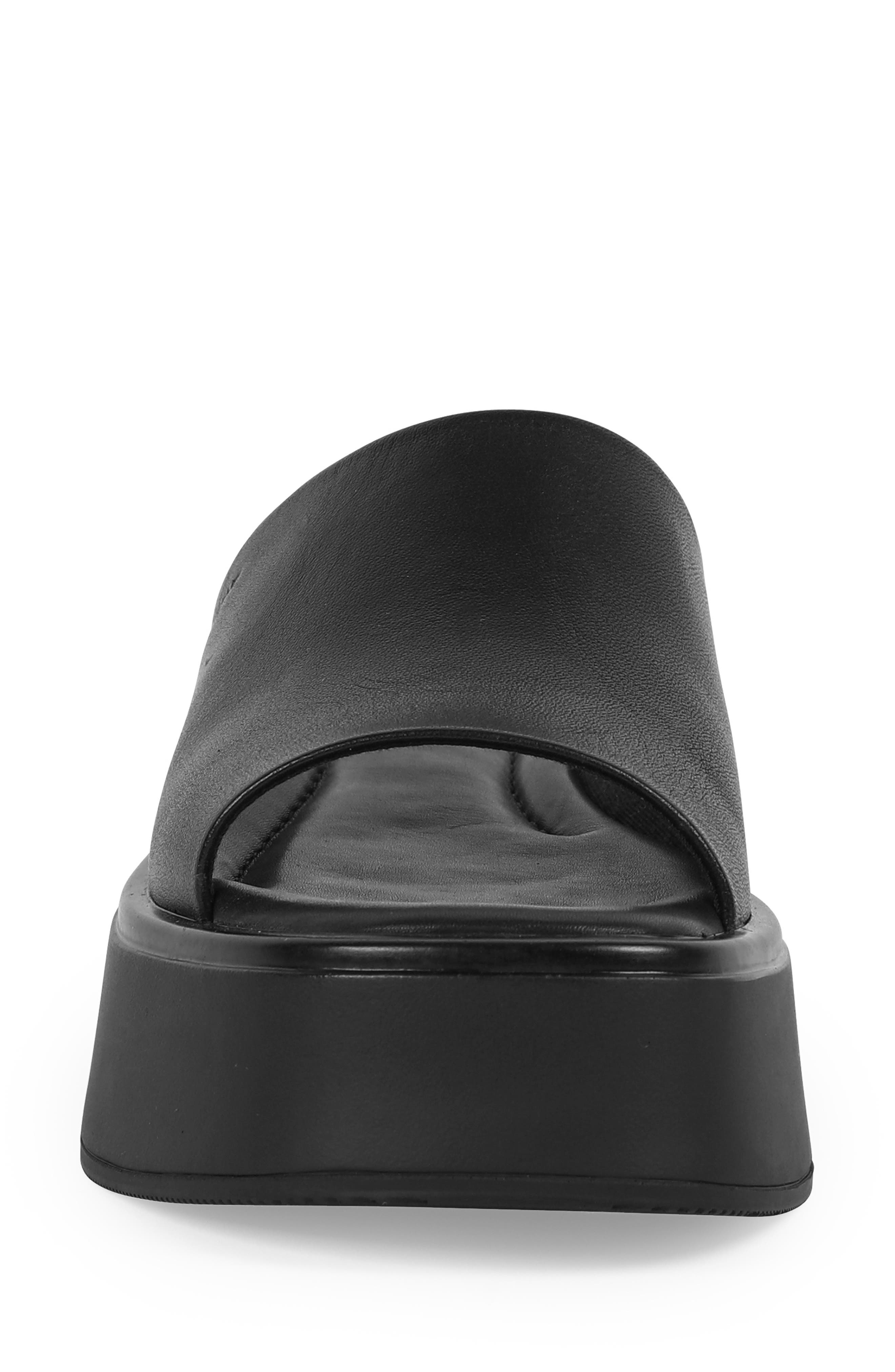 Vagabond Shoemakers Courtney Flatform Slide Sandal, Alternate, color, Black