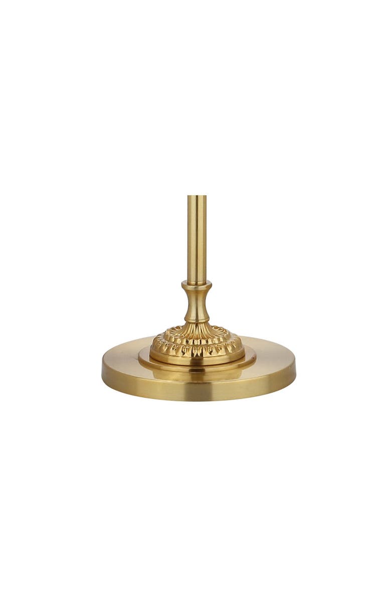 JONATHAN Y Adalyn Crystal / Metal LED Floor Lamp, Alternate, color, Clear/Brass Gold