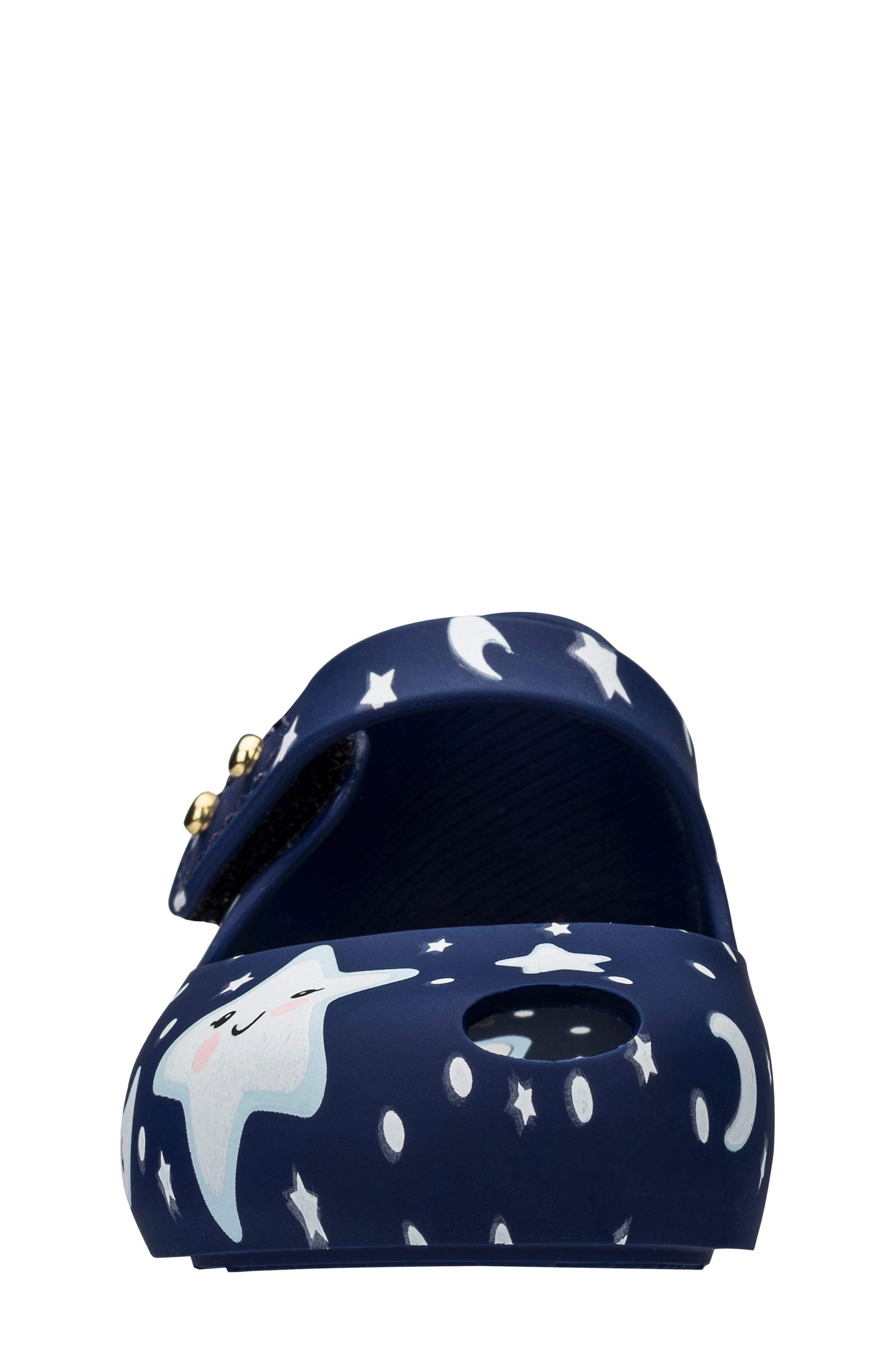 Mini Melissa Ultra 23 Glow in the Dark Mary Jane Flat, Alternate, color, 