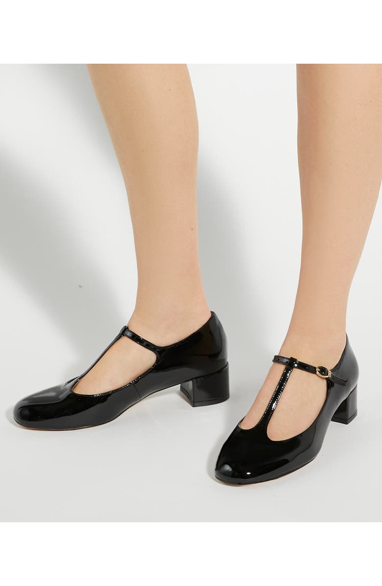 Dune London Believable T-Strap Pump, Alternate, color,