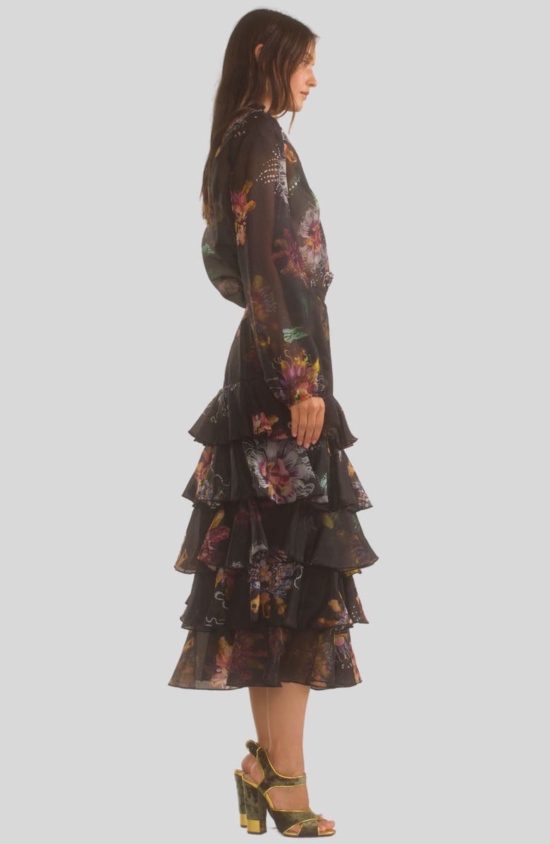 Cynthia Rowley Prim Silk Organza Skirt, Alternate, color, 