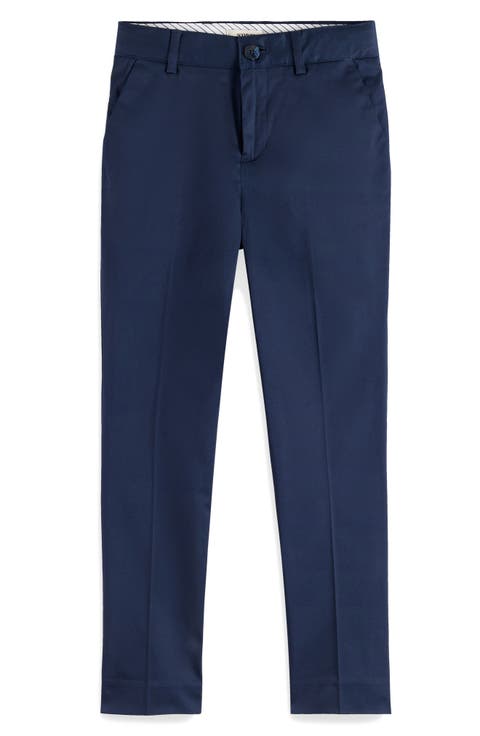 Kids' Straight Leg Cotton Twill Chinos (Big Kid)