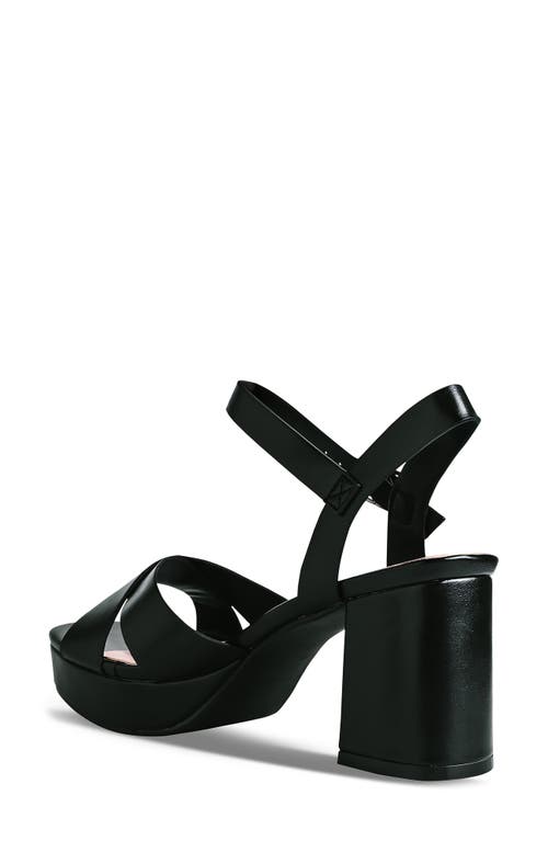 Touch Ups Toby Ankle Strap Platform Sandal In Black
