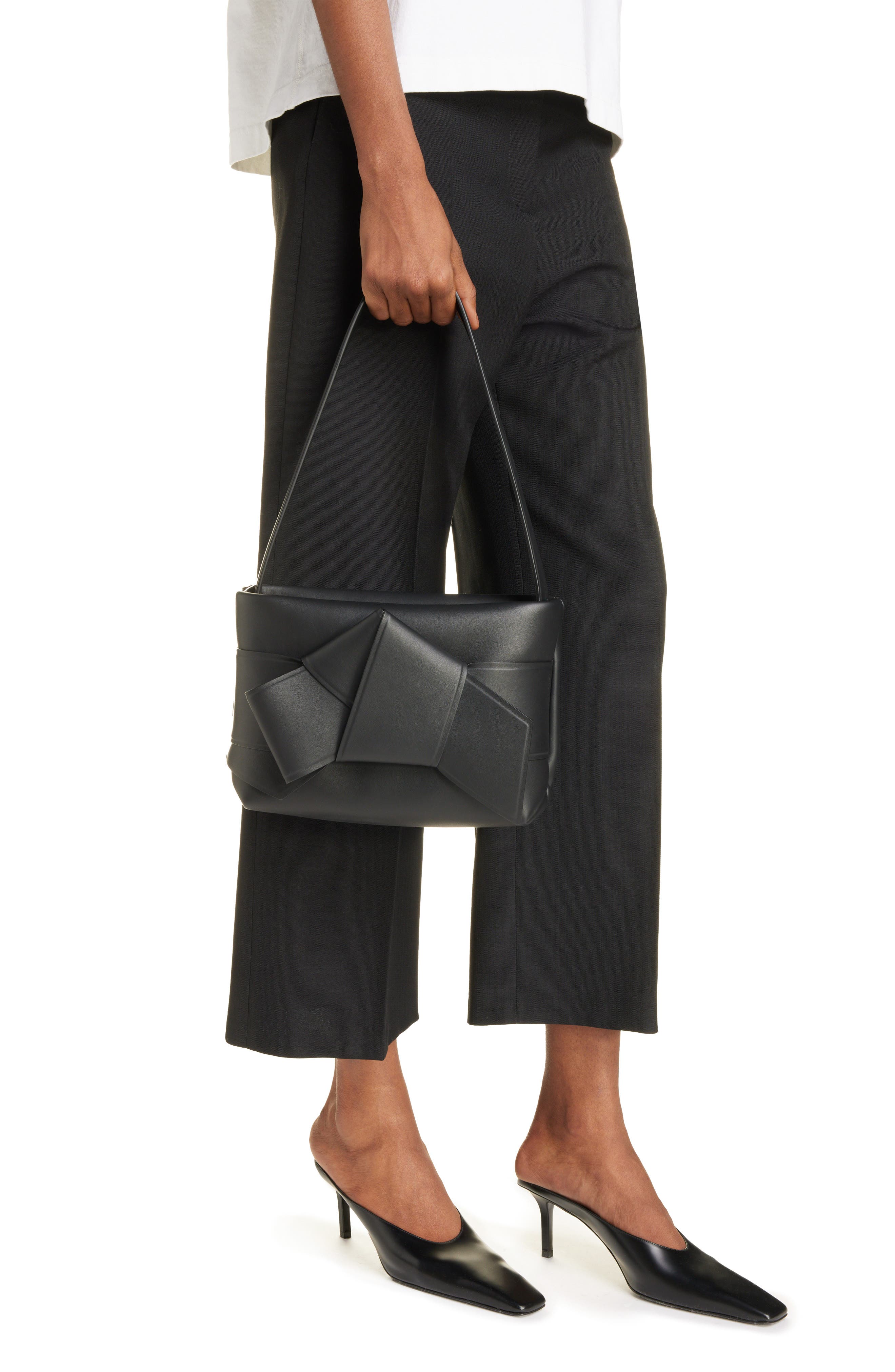 Acne Studios Musubi Shoulder Bag, Alternate, color, 