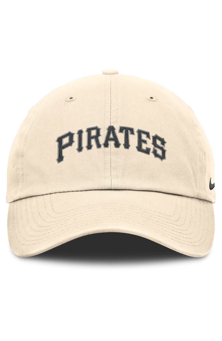 Nike Men's Nike Natural Pittsburgh Pirates Camo Pack Club Adjustable Hat, Alternate, color, Natural
