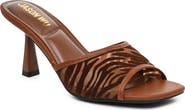 JASON WU Caston Zebra Mesh Heeled Mule