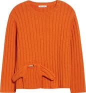 Sandy Liang Carlow Rib Wool Blend Sweater