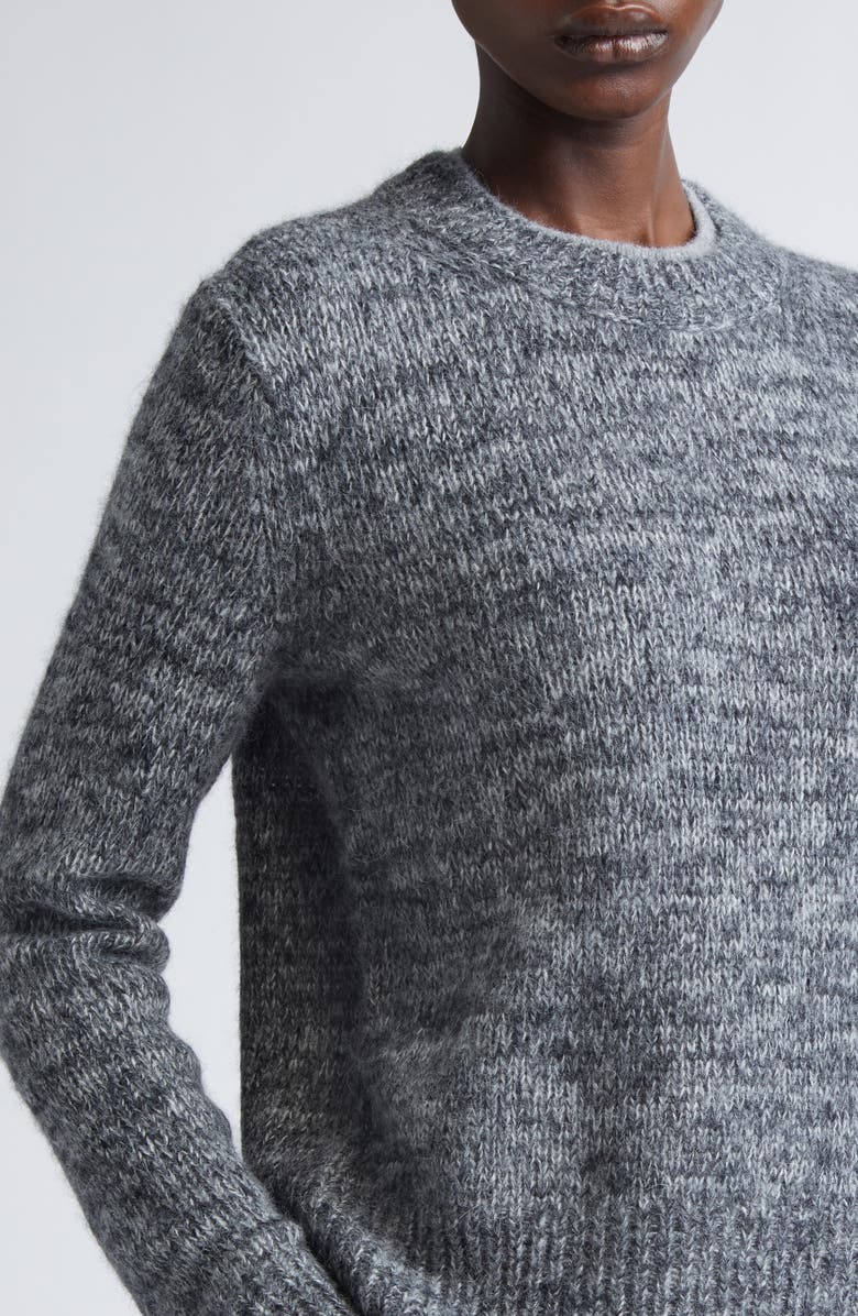 Vince Marled Crewneck Sweater, Alternate, color, Medium Heather Grey Combo