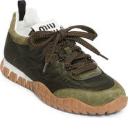 Miu Miu Tyre Nylon Sport Sneaker