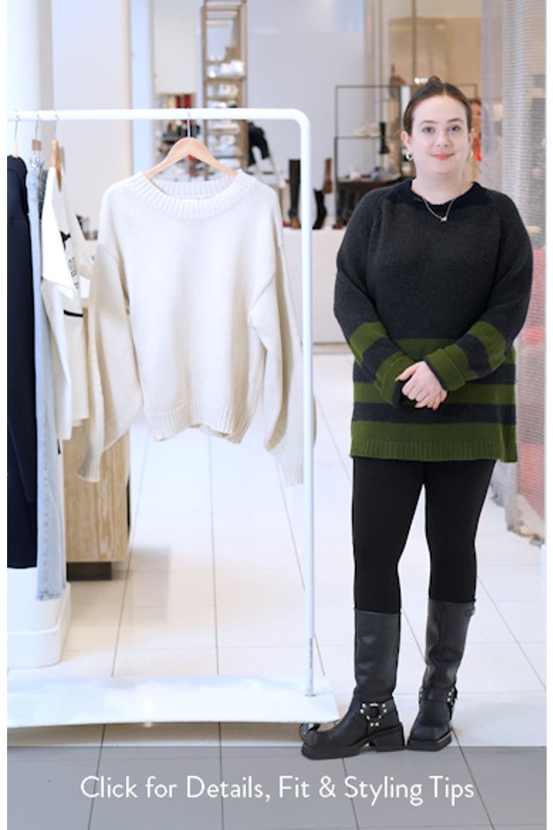 Harmony Oversize Crewneck Sweater video