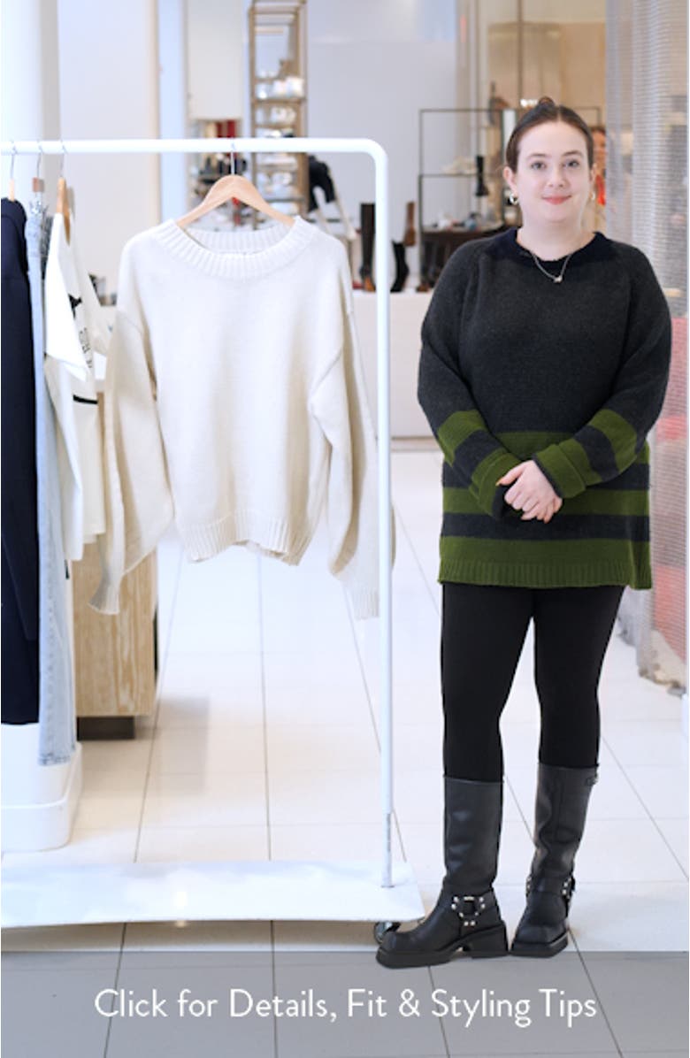 Harmony Oversize Crewneck Sweater, sales video thumbnail