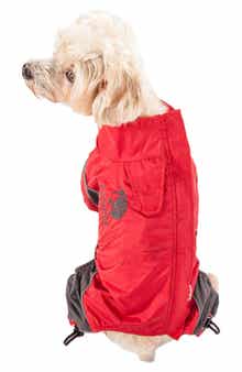 TOUCHDOG Quantum-Ice Full-Bodied Adjustable and 3M Reflective Dog Jacket - Medium