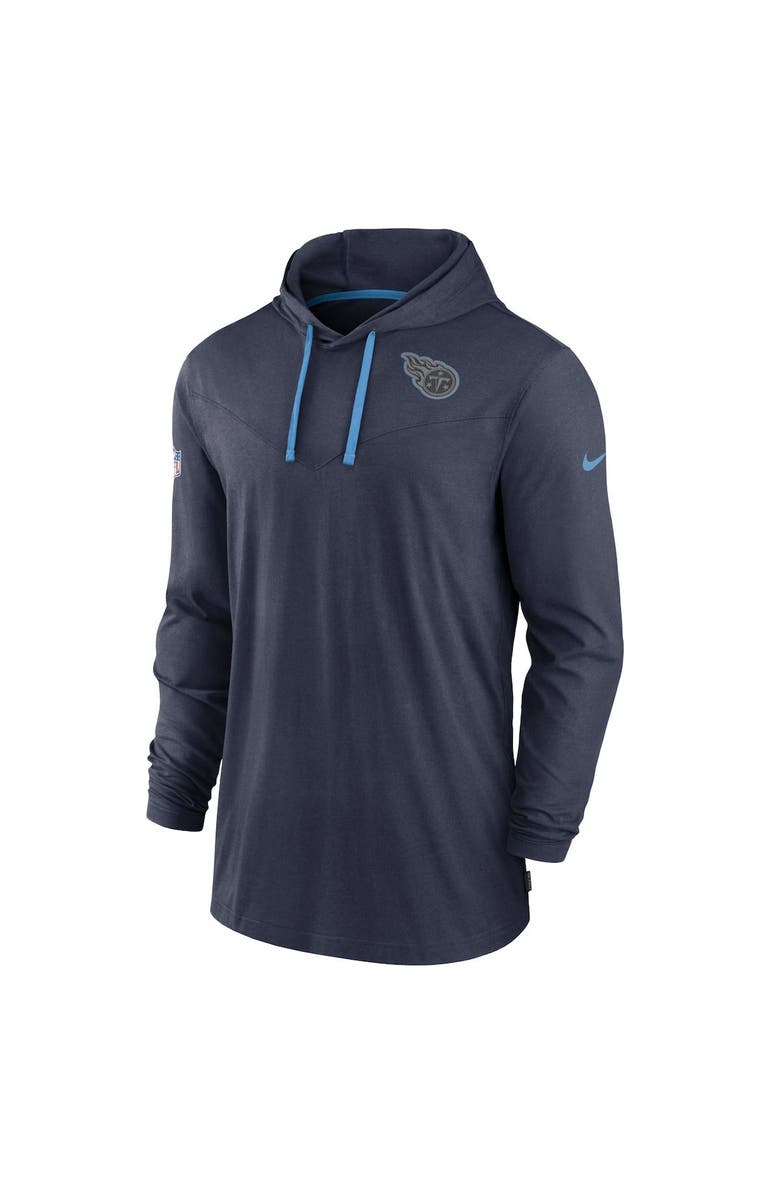 Nike Men's Nike Navy Tennessee Titans Sideline Pop Performance Pullover Long Sleeve Hoodie T-Shirt, Alternate, color, 