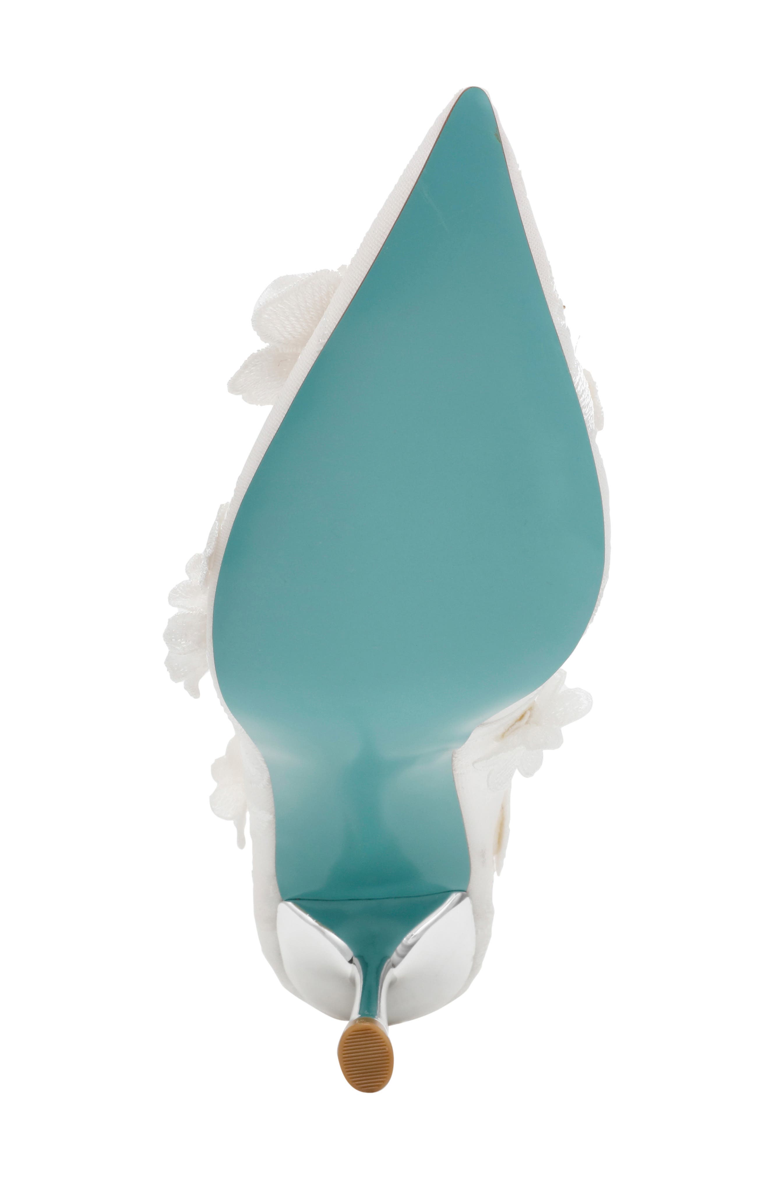 Betsey Johnson Aimey Pointed Toe Pump, Alternate, color, Ivory