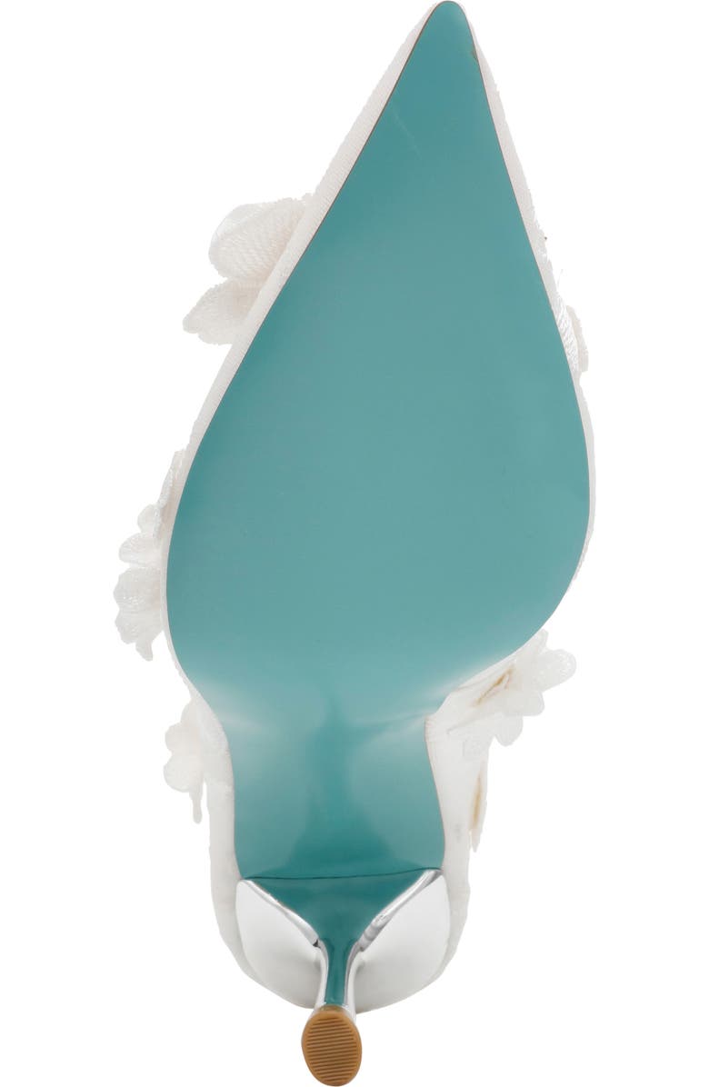 Betsey Johnson Aimey Pointed Toe Pump, Alternate, color, Ivory