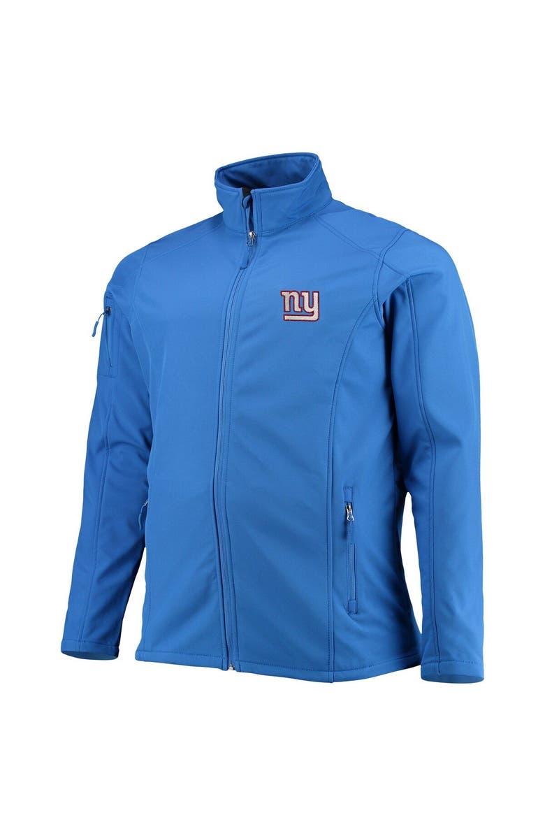 DUNBROOKE Men's Dunbrooke Royal New York Giants Big & Tall Sonoma Softshell Full-Zip Jacket, Alternate, color, Royal