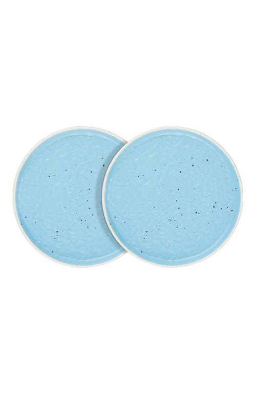 Stone Lain Elena Stoneware 4-piece Dinner Plate Set In Blue