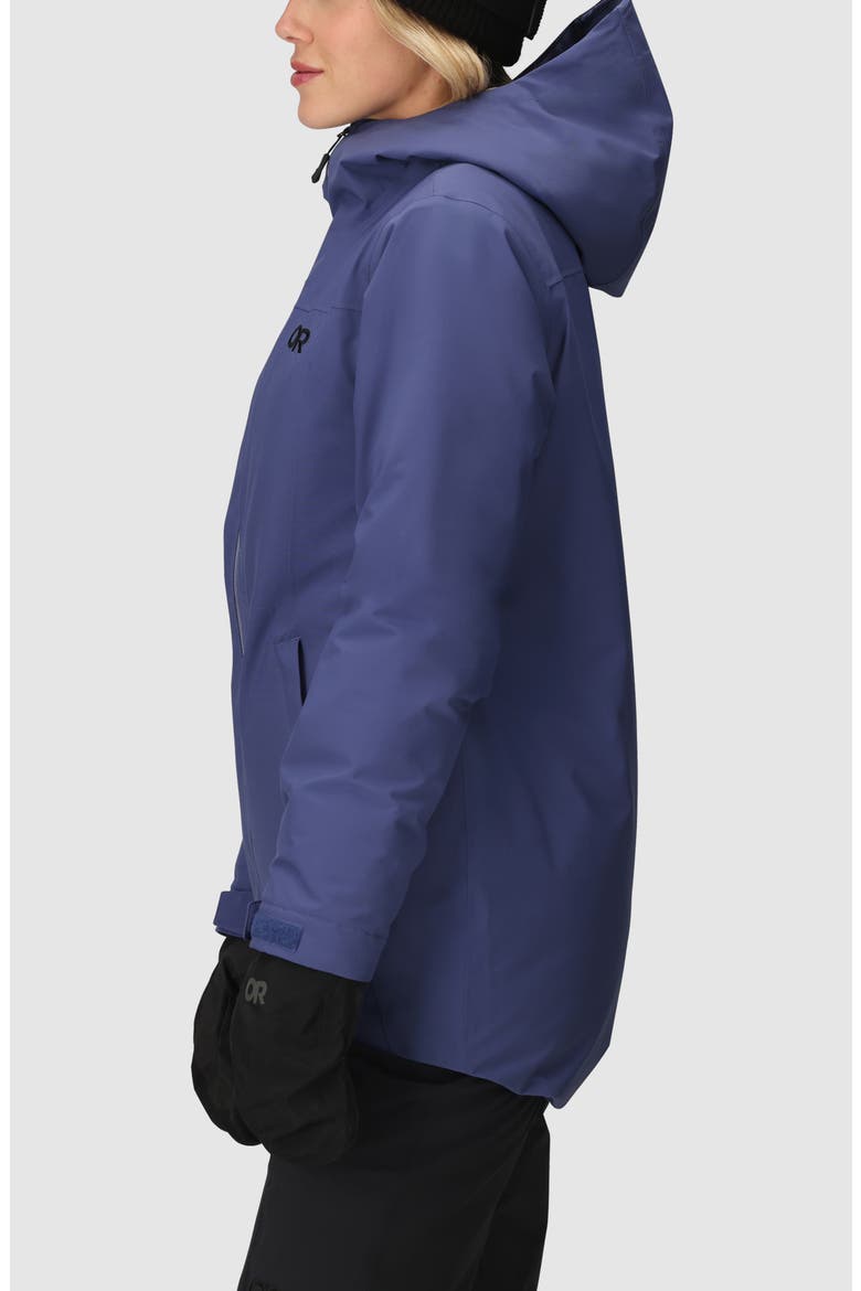 Snowcrew Waterproof Hooded Ski Jacket, Alternate, color, GALACTIC
