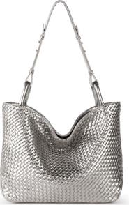 The Sak Los Feliz Medium Tote Woven Leather Bag