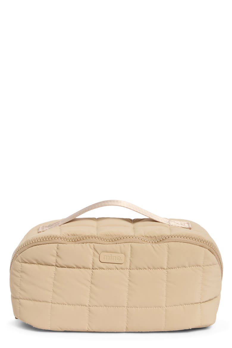 Khatie Large Cosmetic Case, Main, color, MAPLE