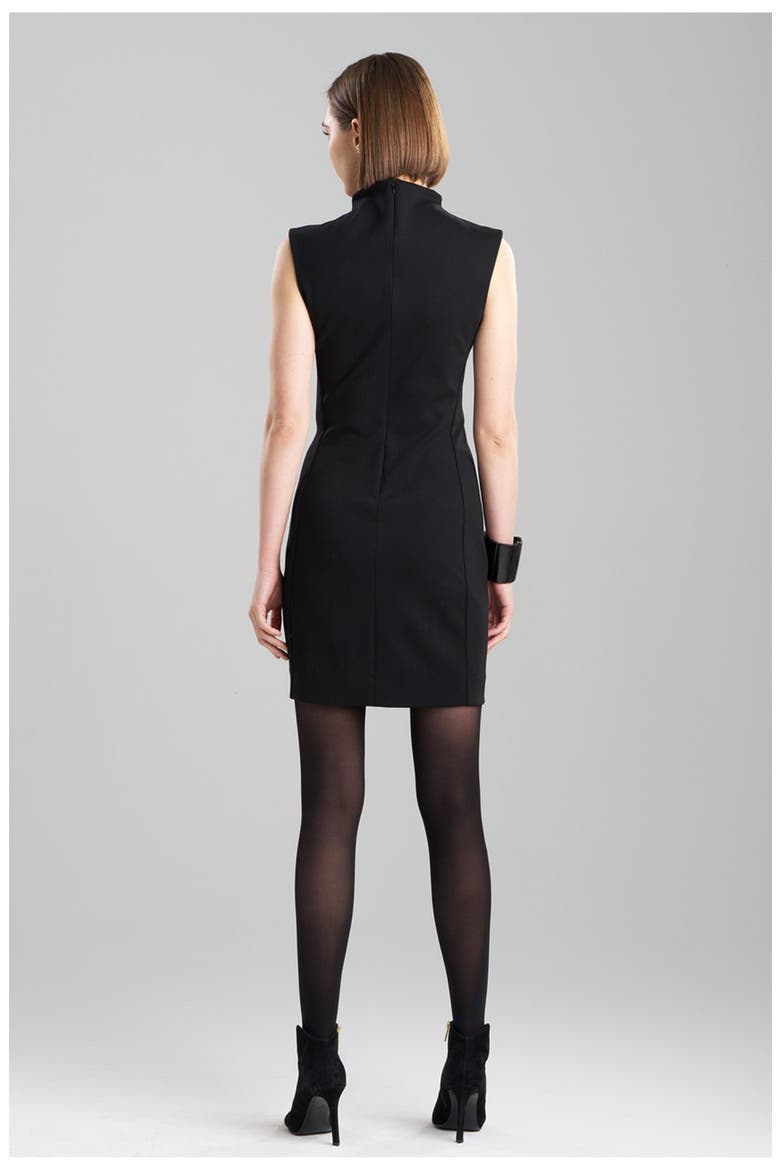 Compact Knit Sheath Dress, Alternate, color, BLACK
