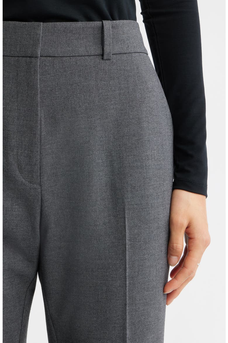 The Lena Slim Cropped Trousers, Alternate, color, GREY DARK HEATHER
