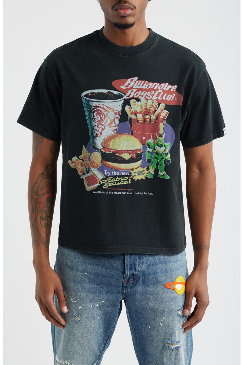 Astro Sauce Cotton Graphic T-Shirt, Main, color, BLACK