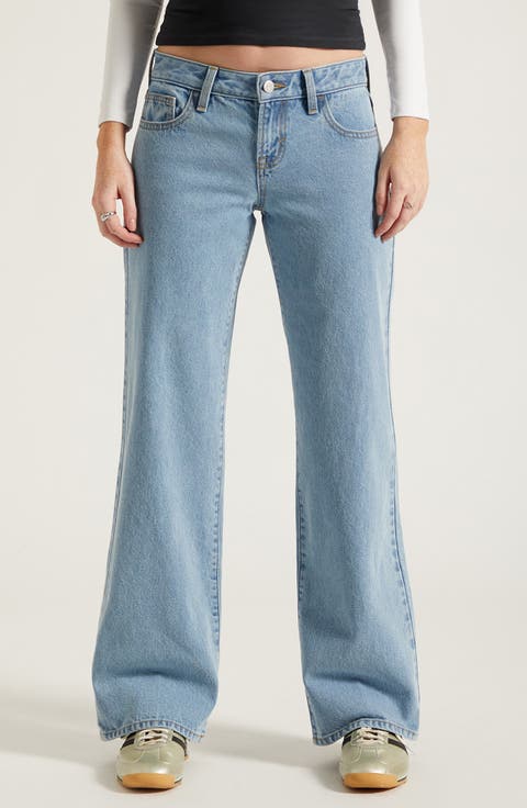 Zoe Low Rise Girlfriend Jeans (Light Indigo)