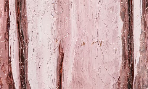 Kosta Boda Crackle Extralarge Vase In Pink