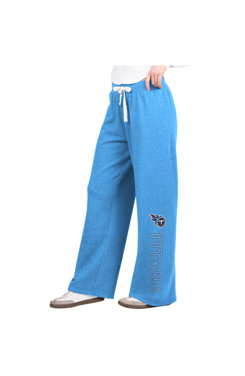 G-III 4HER BY CARL BANKS Women's G-III 4Her by Carl Banks Light Blue Tennessee Titans Field Sweatpants, Main, color, Light Blue